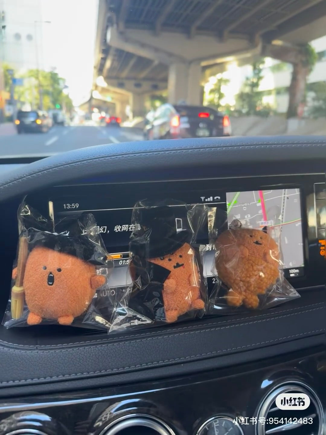 Nagano嘲讽熊｜Characters Mini Mascot (Dracula Mole Croquette)万圣节吸血鬼披风薯饼可乐饼毛绒挂件/包挂｜约H110 x W75 x D70mm
