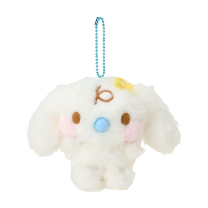 Sanrio｜Cinnamoroll Plump Cheeks Mascot Holder /Plush Keychain｜16×7×11cm approx.
