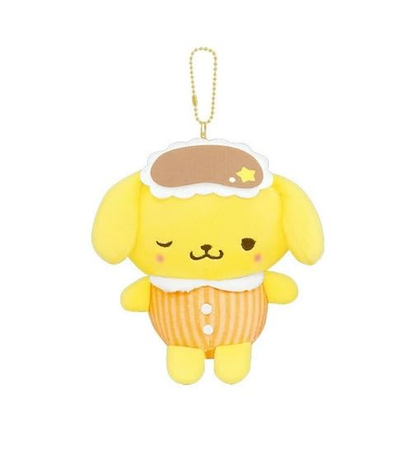 Sanrio｜Crux pajamas Mascot Holder /Plush Keychain｜190x160x70mm approx.