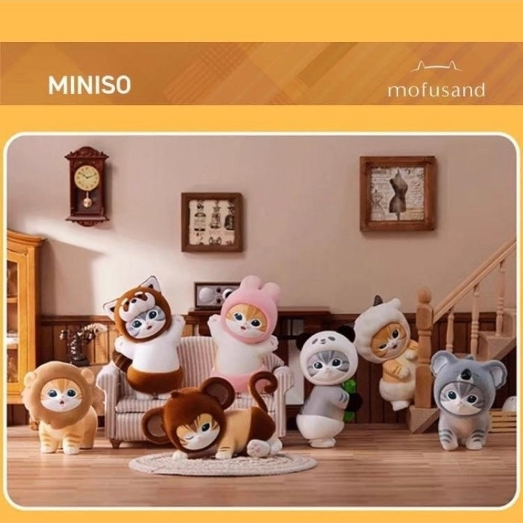Mofusand Furry Party Series Flocking Figure Toy Blind Box