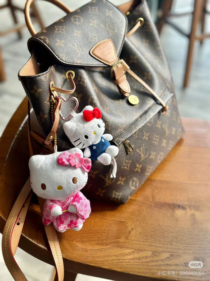 Hello kitty｜Sakura Kimono Mascot Holder /Plush Keychain｜5.5×8×12cm approx.