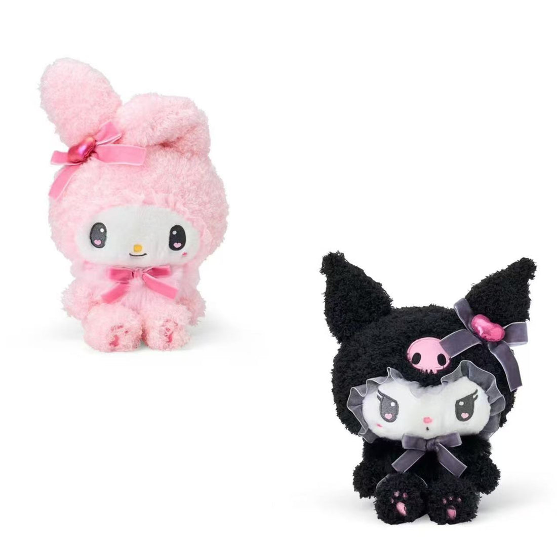Sanrio｜Kuromi &amp; My Melody : Melousa Romiusa Plush Dolls/Plush Toy｜21×10×25cm approx.