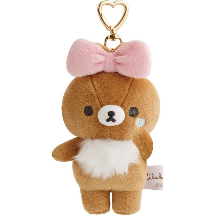 Rilakkuma｜Makeup Rilakkuma Ribbon Mascot Holder /Plush Keychain｜ 135×75×60mm approx.