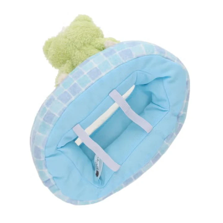 Pickles the Frog｜Plush Tissue Box Cover Smile Sauna&amp;Sento｜H13×W17×D13cm approx.