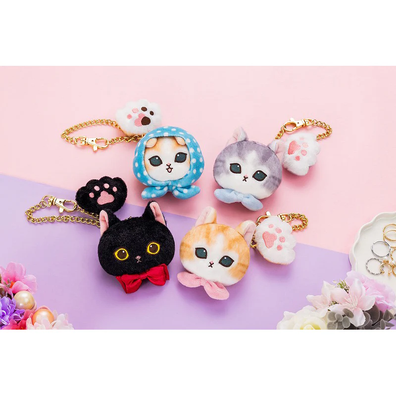 Mofusand｜Mascot Paw &amp; Gold Keychain｜H40 x W55 x D25mm approx.