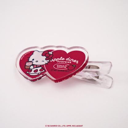 Sanrio｜Apple Diner SURPRIZE Acrylic Multi-Clip｜W47mm x H29mm approx.