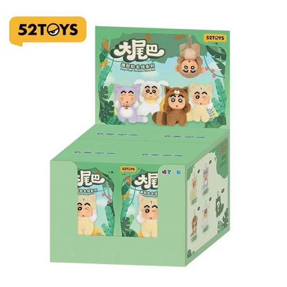 52TOYS Crayon shin-chan big tail Series Vinyl Plush Keychain Blind Box