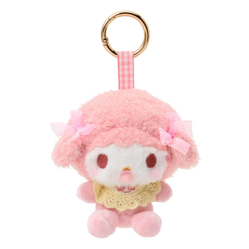 Sanrio｜Baby Ribbon Fluffy Mascot Holder /Plush Keychain｜120×130×75mm approx.