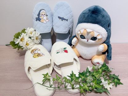 Mofusand｜Room Slippers - Shark Cat Nyan｜Free size (up to 24cm approx. )✔️