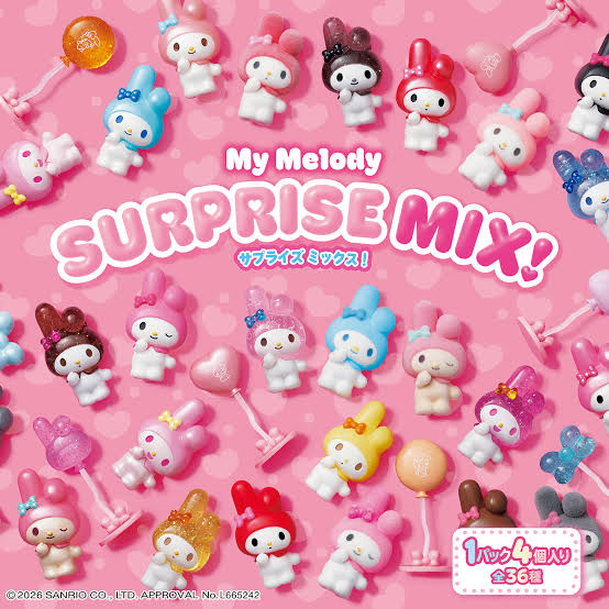 Sanrio｜Kuji Pon! My Melody SURPRISE MIX! mystery bag/blind box/All 36 types｜1pc