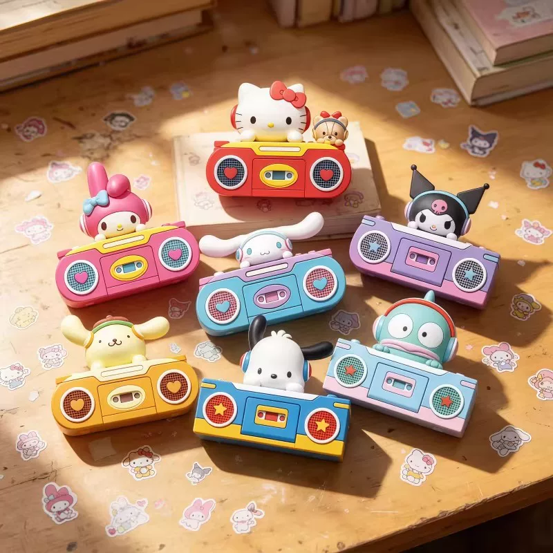 Sanrio Characters Cute Musical Buddies Series - Retro Recorder Music Machine Blind Box