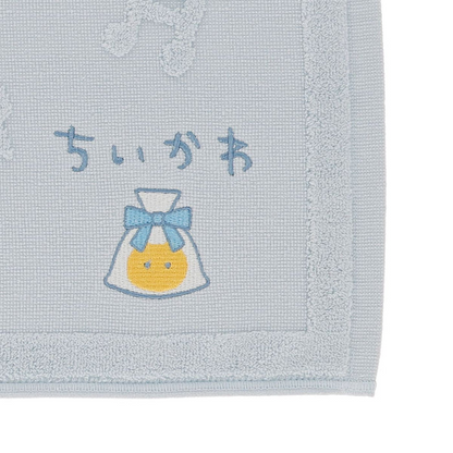 Chiikawa 吉伊卡哇｜Embroidery Jacquard Mat抗菌抑菌防臭100%棉刺绣浴巾/浴垫/毛巾｜约H450 x W600mm