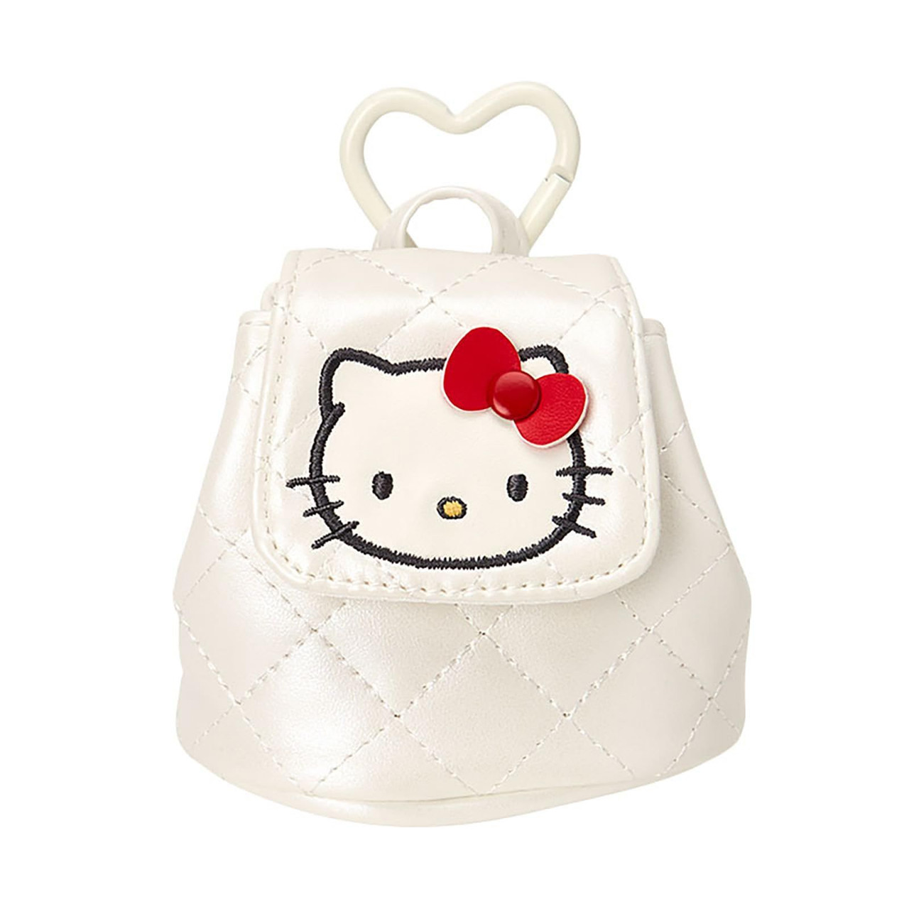 Hello Kitty｜Miniature Quilt Backpack Style Mini Pouch with Carabiner｜ 8.5×6×10cm approx.