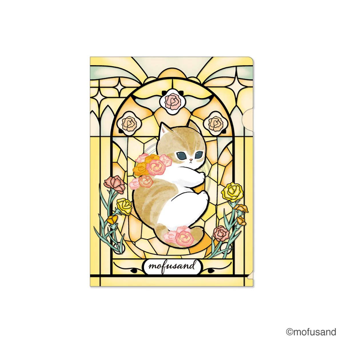 Mofusand｜Stained Glass A4 Clear File｜310×220mm approx.