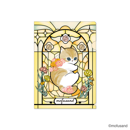 Mofusand｜Stained Glass A4 Clear File｜310×220mm approx.