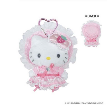 Hello kitty｜Lolita Fashion Mascot Holder /Plush Keychain｜H120 x W85 x D65mm approx.