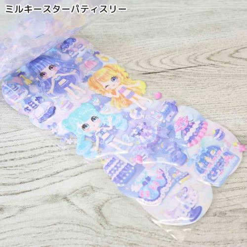 Q-LiA｜Kirarin Compact Doll Stickers｜95 x 195 x 3 mm approx.