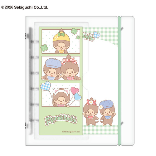 Monchhichi｜Seal Sticker Binder｜10 sheets