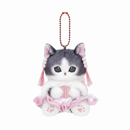【limit 1】Mofusand｜Chainya Clothing Nyan Mascot鲨鱼猫中国新年限定吉祥服装坐姿毛绒玩偶挂件/包挂｜约H135 x W120 x D100mm