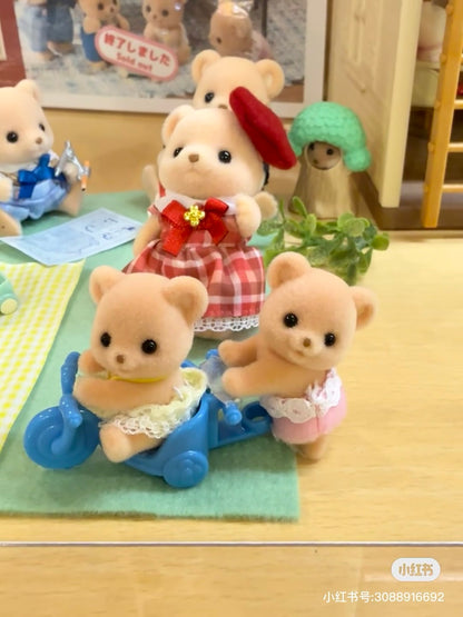 SylvanianFamilies｜ Biscuit Bear Twins Doll