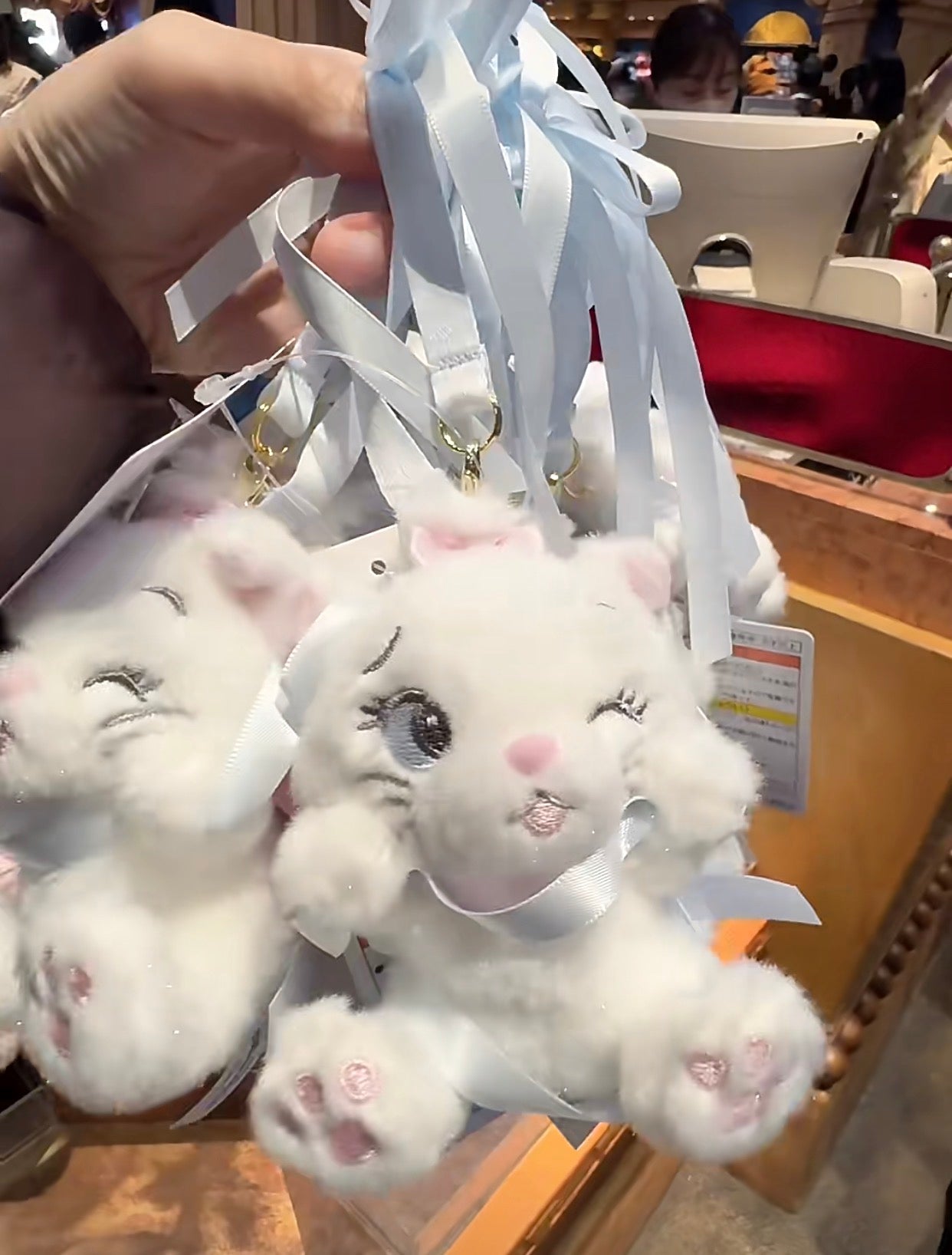 Disney迪士尼｜东迪Marie玛丽猫系列毛绒玩偶挂件/包挂