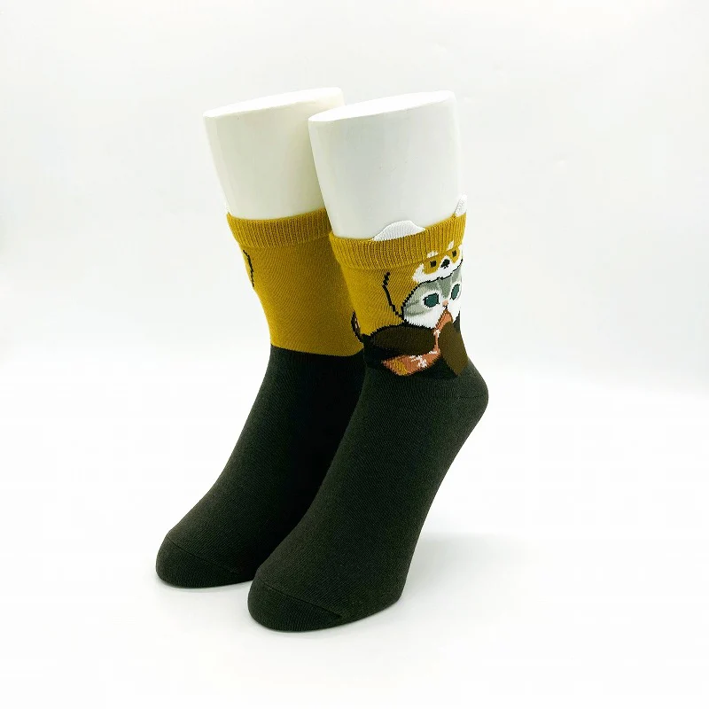 Mofusand｜Low-crew socks with protrusions｜23-25cm approx.