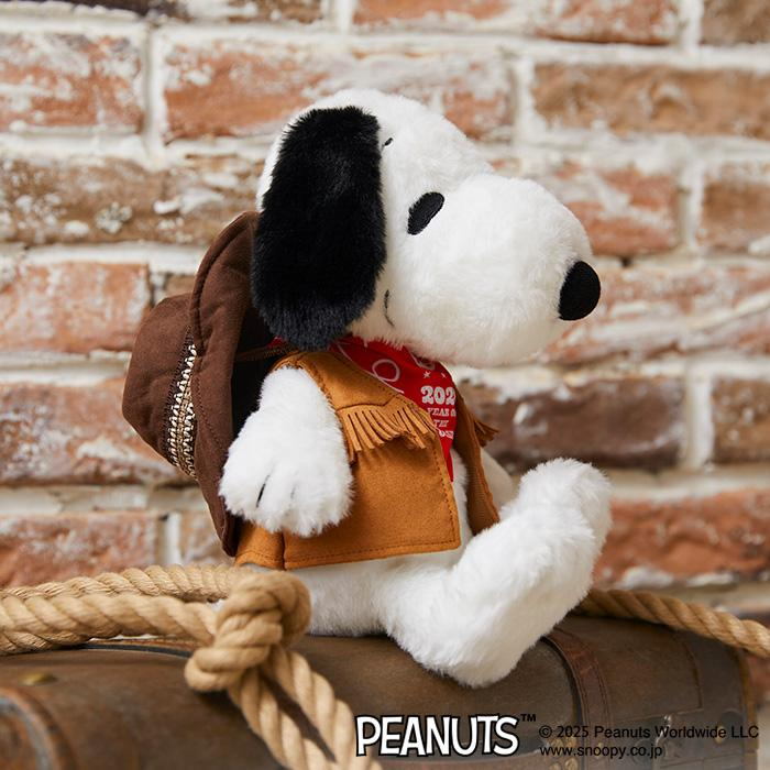 Snoopy｜Peanuts Cowboy Plush Dolls/Plush Toy｜H33 x W16 x D15cm approx.
