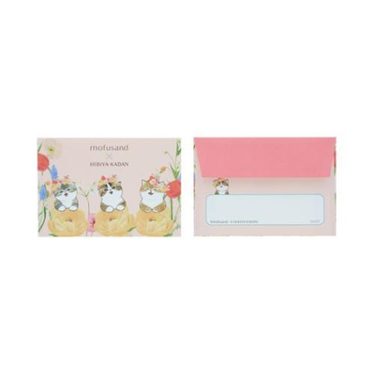 Mofusand｜Hibiya Kadan Mini Letter Set｜75×106×3mm approx.