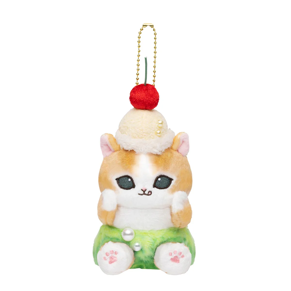Mofusand｜Diner Cream Soda Cat Mascot Holder /Plush Keychain｜150×80×80mm approx.