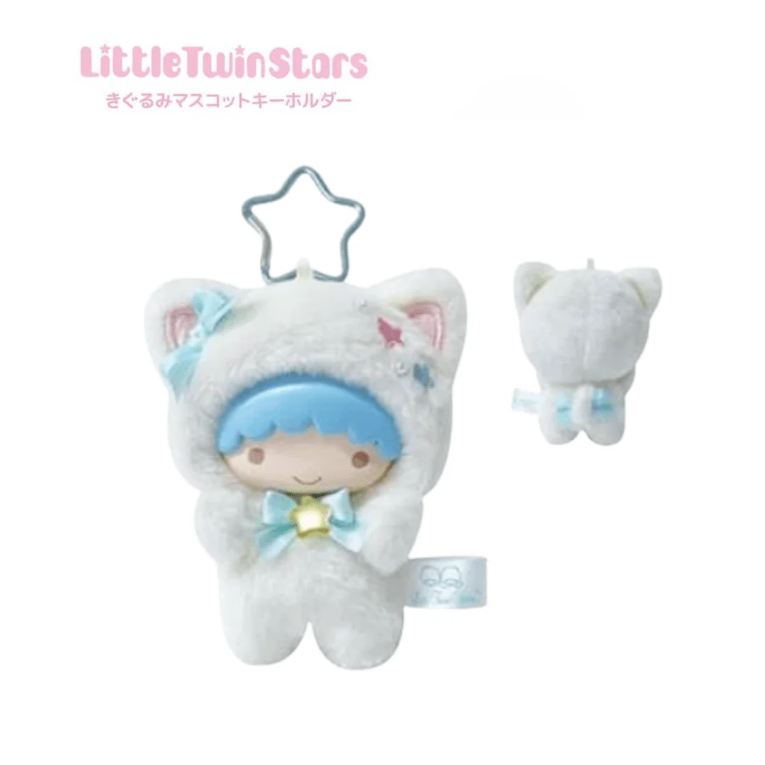 Sanrio｜Little Twin Stars Dreamy Journey Kigurumi Mascot Holder /Plush Keychain｜H120 x W90 x D60mm approx.