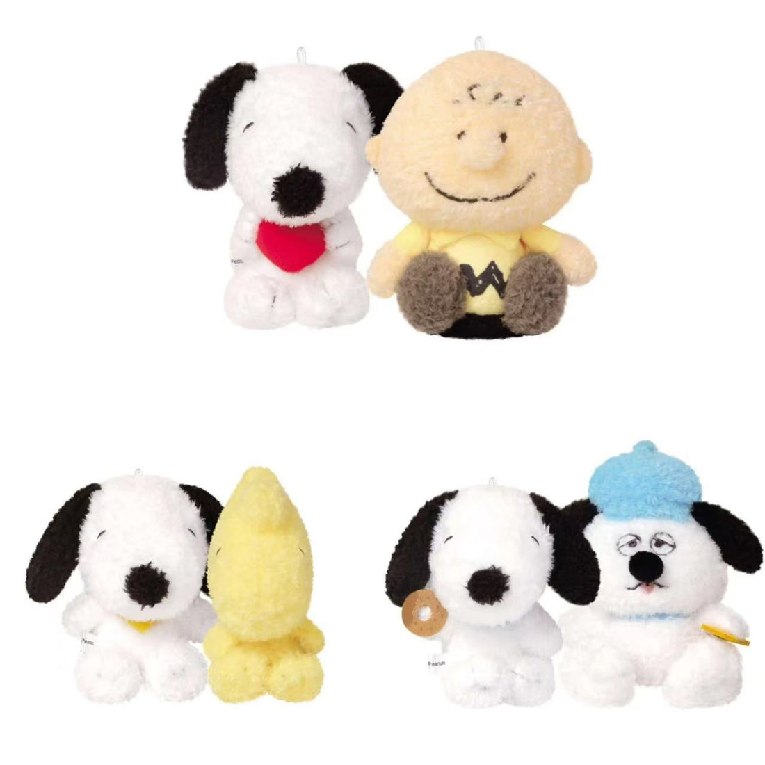 Snoopy｜Peanuts Connecting Set Mascot Holder /Plush Keychain｜210×200×100mm approx.