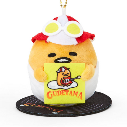 Sanrio三丽鸥｜ Original Mascot Holder - Kirimichan/Gudetama / Summer Festival夏日音乐祭三文鱼切片懒蛋蛋毛绒挂件/包挂｜約11.5 x 10.3 x 8.3cm