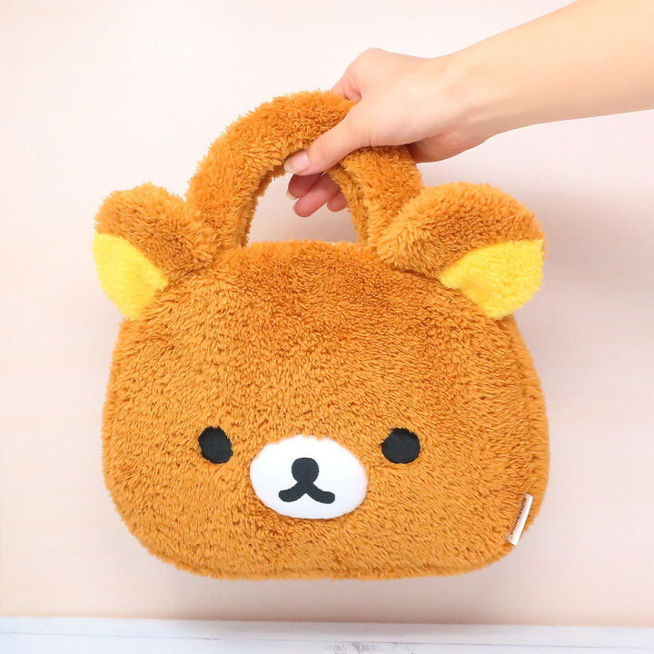 Rilakkuma轻松熊｜轻松熊系列毛绒手提包｜约W28×H29cm