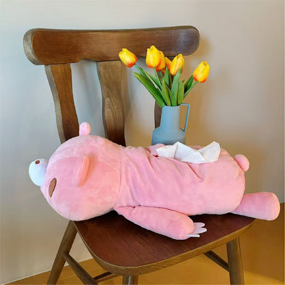 Gloomy Bear｜Leaping Plush Tissue Holder/Tissue Cover｜H18 x W23 x D55 (cm) approx.