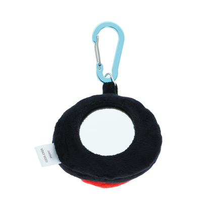 Pingu｜face Mirror Mascot Holder /Plush Keychain｜ W75 x H78 x D50mm approx.