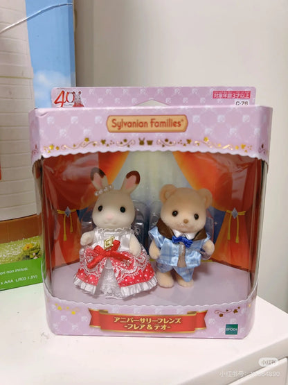 【limit 1】SylvanianFamilies｜40th Anniversary Friends Flare &amp; Theo Calico Critters