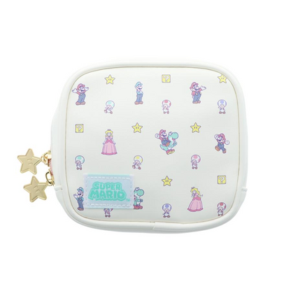 Nintendo｜Super Mario Brothers Square Pouch｜130×120×60mm approx.