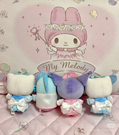 Sanrio｜kthings 302 Clinic Mascot Holder /Plush Keychain｜6 x 10 x 5 cm approx.