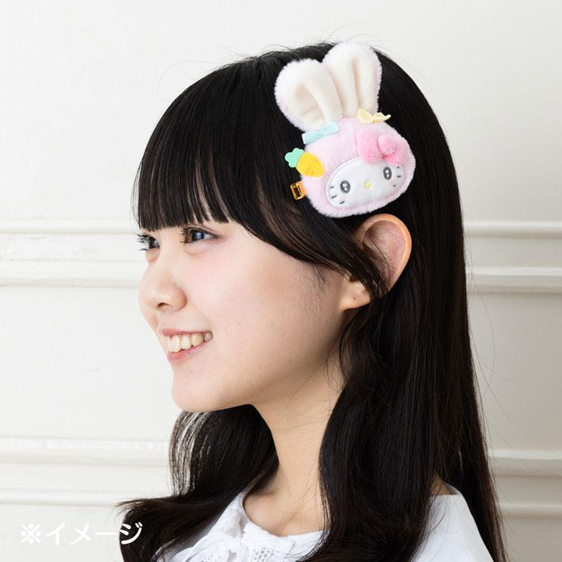 Sanrio｜Puffy Ear Rabbit Club Puppy Eyes Big Mascot Hair Clip｜130×60×45mm approx.