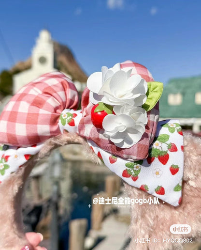Disney迪士尼｜草莓情人节限定雪莉玫发箍/钥匙扣
