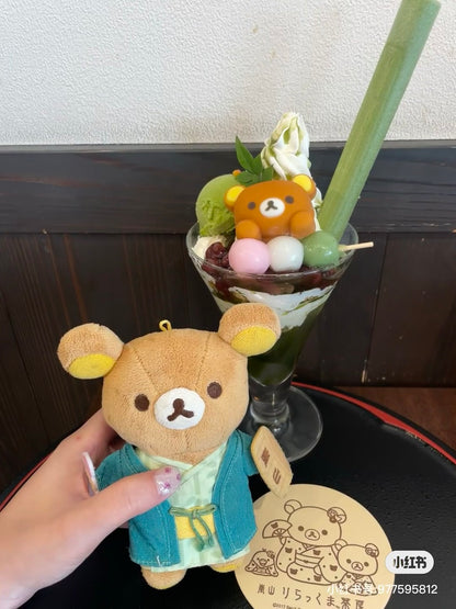 Rilakkuma轻松熊｜地域限定京都岚山浴衣系列可爱角色毛绒玩偶挂件/包挂