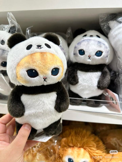 Mofusand｜Chubby Potetama Plush Toy鲨鱼猫熊猫玩偶/公仔｜约11×21×8cm