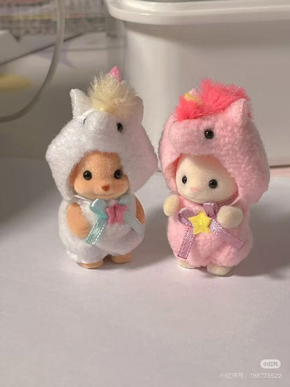 【limit 1】SylvanianFamilies｜Baby Pair Set Unicorn Calico Critters