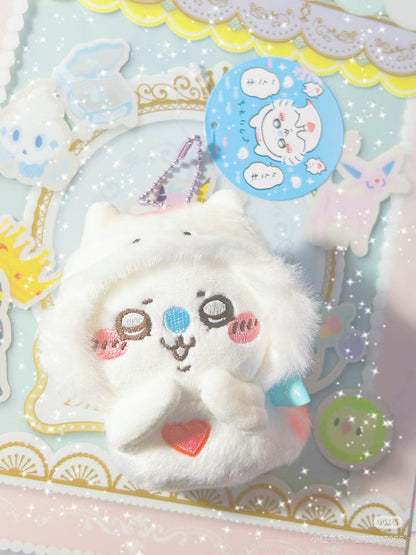 Chiikawa 吉伊卡哇｜水族馆系列爱心飞鼠挂件｜約H100×W90×D55mm