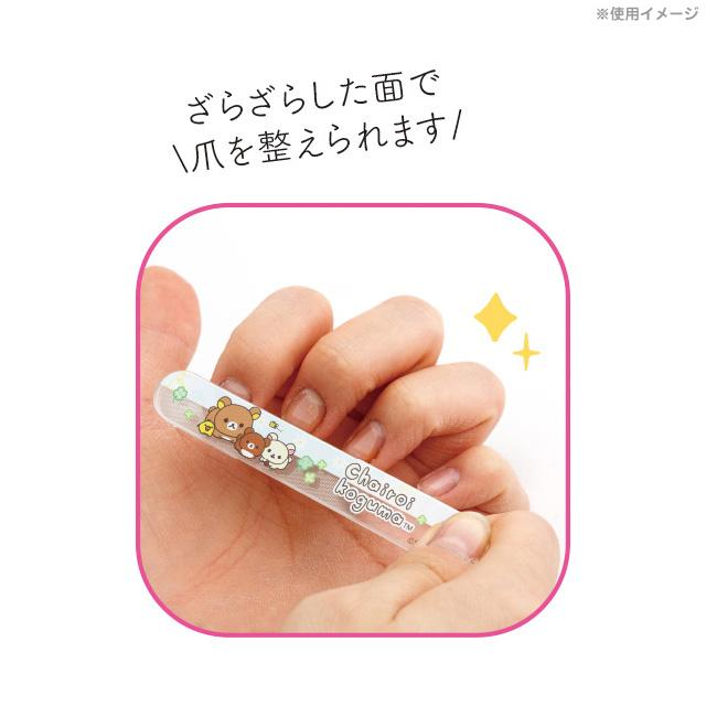 Sanx｜Character Mix Care Item Glass Nail Shiner Heart Ribbon｜ H110 x W70mm approx.