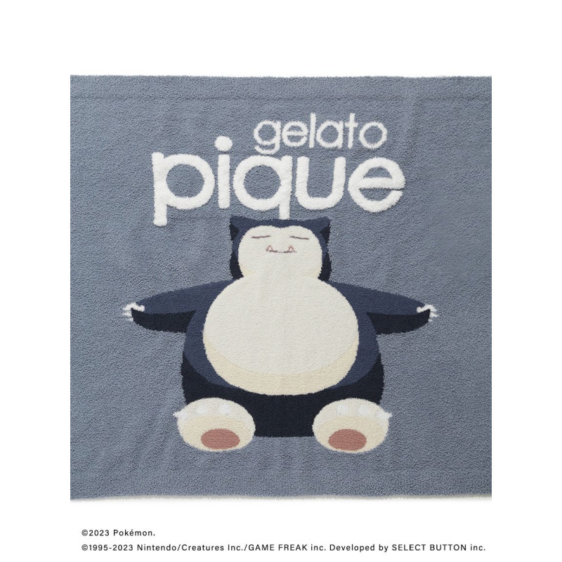 GELATO PIQUE｜Gelato x Pokemon宝可梦爆款联名/卡比兽海军蓝舒适午睡毯/浴巾｜75 x 120cm