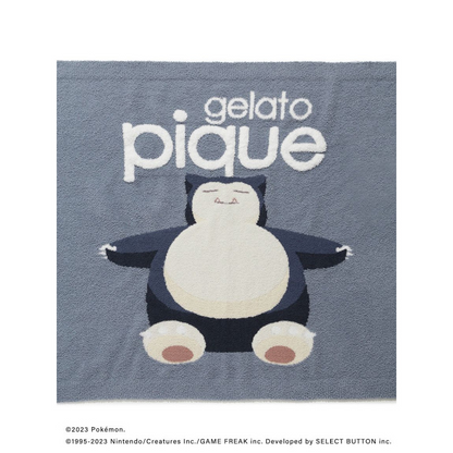 GELATO PIQUE｜Gelato x Pokemon宝可梦爆款联名/卡比兽海军蓝舒适午睡毯/浴巾｜75 x 120cm