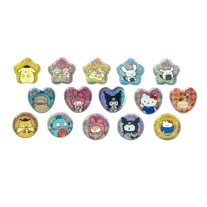 Sanrio｜Crystal Seal Stickers｜H19 x W19 x D2mm approx.