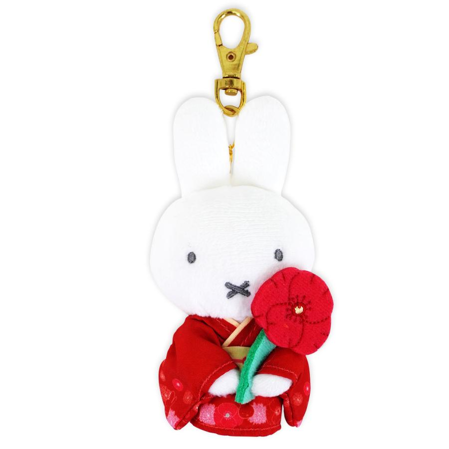 Miffy｜ Limited Edition Kimono Autumn Leaves Chokkorisan Mascot Holder /Plush Keychain｜H12 x W6 x D4cm approx.
