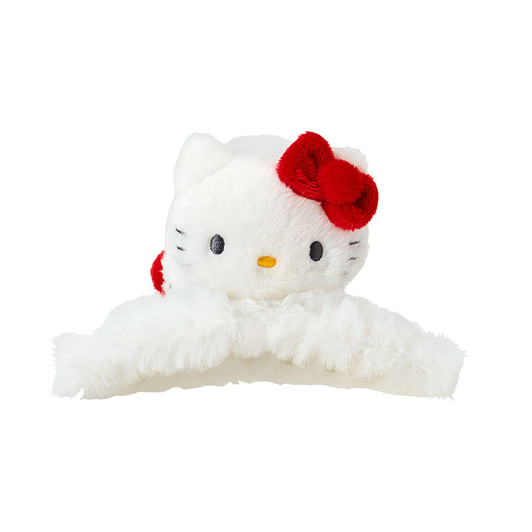 Sanrio｜Fluffy Face Mascot Hair Claw Clip｜12×8×8cm approx.